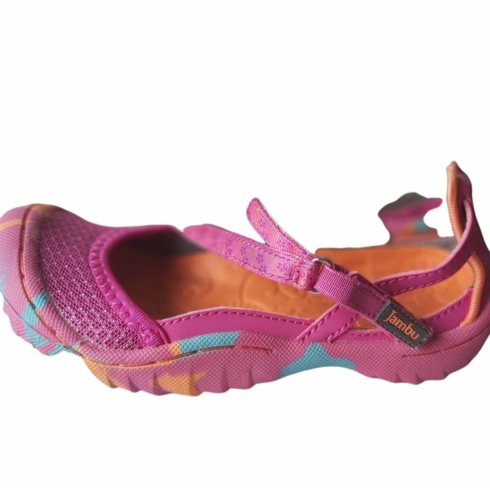 JAMBU | Girls Lightweight Dawn Outdoor Shoes Pink Orange Size 10